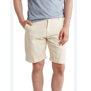 Faherty Men's Malibu Linen & Cotton Chino 9" Shorts Size 36